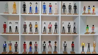 Michael Jackson Wooden Figure Collection