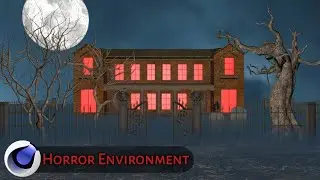 How To Make Horror Environment In Cinema 4D - Cinema 4D Tutorial