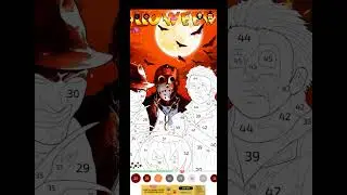Countdown to Halloween Dark Color Scary Paint by number NOT FOR KIDS THE OGs