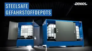 SteelSafe Gefahrstoffdepots von DENIOS - So lagert man IBC heute