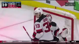 Fast tips in the OT winner and sends Carolina to the eastern conference finals