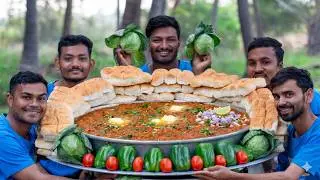 CHINESE PAV BHAJI | Dhaba Style Chinese Pav Bhaji Recipe | Village Rasoi