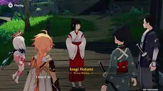 Genshin Impact:Meeting Inagi Hotomi