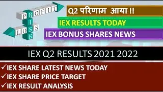 IEX Q2 RESULTS 2021 IEX Q2 RESULTS 2022 IEX SHARE LATEST NEWS TODAY IEX BONUS SHARE IEX SHARE TARGET