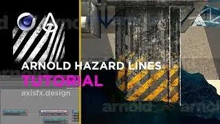 Procedural Hazard Lines in Arnold for Cinema 4D
