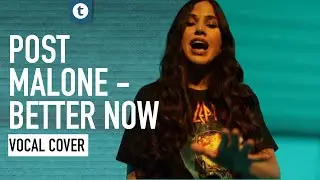 Post Malone - Better Now | Rock Version | Vocal Cover | Marcela | Thomann