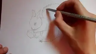Видео: как нарисовать белку?