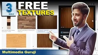 3D Max Tutorial in Hindi #23 | Free Textures for 3Ds Max | Multimedia Guruji