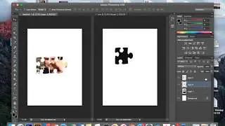 How to create a jigsaw puzzle in photoshop