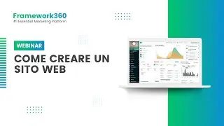 Come creare un sito web (Webinar) - Framework360