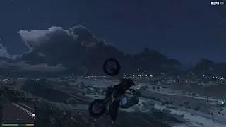 GTA 5 трюки на мотоцикле #4 по бездорожье