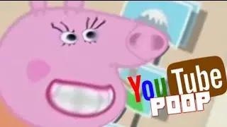 YTP[ITA]-peppa pig sfascia il computer mentre mamma pig speedrunna su Minecraft