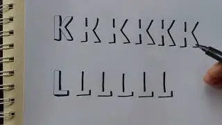 Writing Letters in Shadows | Lettering Tutorial