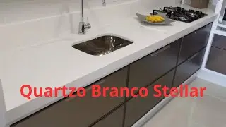 Vejam o Antes e o Depois de uma Cozinha em Quartzo Branco Stellar