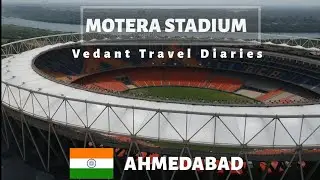 Motera Stadium Drone View | Vedant Travel Diaries