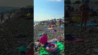 28 июля 2024 Теплое море- море людей. Адлер Имеретинка.