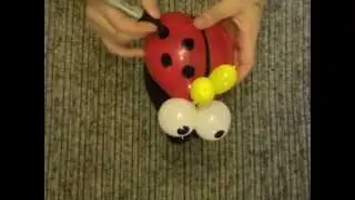 Божья коровка из воздушных шаров.