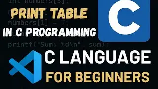 Multiplication Table in C 🤯 The Easy Way for Beginners