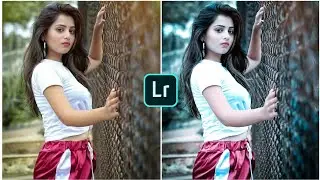 Blue and Black tone Lightroom photo editing tutorial in mobile||preset download freell