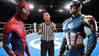 SPIDERMAN VS CAPTAIN AMERICA - EPIC BATTLE