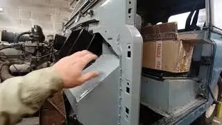 Landy series 3 bulkhead & footwell restoration update