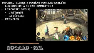 TUTORIEL : L'ARENE CLASSIQUE POUR LES EARLY ! LES TIPS, LES ERREURS A EVITER - RAID SHADOW LEGENDS !