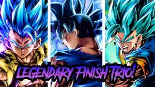 LF GOGETA BLUE, UI GOKU, AND VEGITO BLUE ON A TEAM TOGETHER IS TOO GODLY! | Dragon Ball Legends