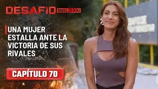 Una mujer estalla por la celebración del equipo ganador - Capítulo 70 | Desafío del Siglo