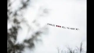 Jennalee said YES  to Michael's Proposal via SKY-ADS banner.