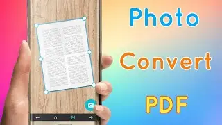 How to Convert Photo to Pdf In Mobile | Image | Tech Trending Tamil