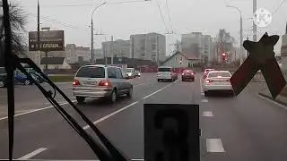 Ускоренный троллейбусный маршрут номер 4. Брестский троллейбус - 03.01.2021.