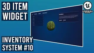 Item Preview Widget in Unreal Engine 5.3 - Inventory System #10 #ue5