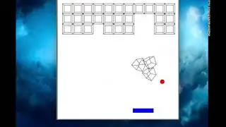 Simple breakout game using python and the turtle module with 3D block rotation