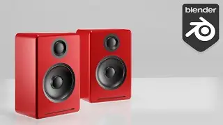 Desktop Speaker  3D Model Animation With Blender 2.9