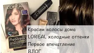 Окрашивание волос дома! Loreal  ХОЛОДНЫЕ ОТТЕНКИ♡ Болтаем глупости! Слишком умным не смотреть!