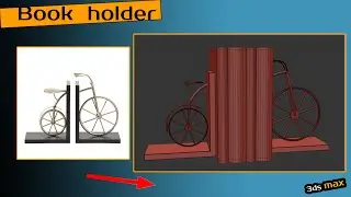 book holder modeling in 3dsmax
