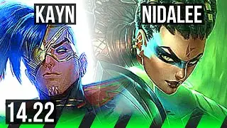 KAYN vs NIDALEE (JGL) | 4/1/7 | KR Diamond | 14.22