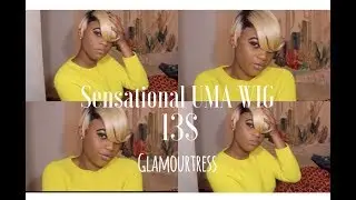 PERRUQUE ABORDABLE ( SERIE ) : SENSATIONAL UMA WIG ONLY 13$ || GLAMOURTRESS