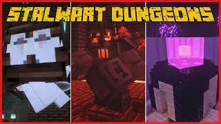 THIS MOD ADDS 3 INSANELY STRONG BOSSES | Stalwart Dungeons (1.20.1) - [Minecraft Mod Showcase]