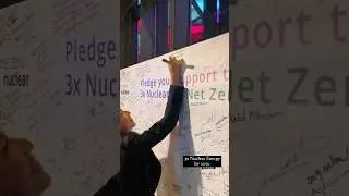 Advocating that #NetZero needs nuclear at #COP28 #shorts #cop28summit