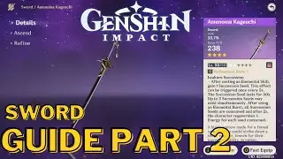 Inazuma Craftable Sword/ Memento Lens Part 2 Guide | Genshin Impact