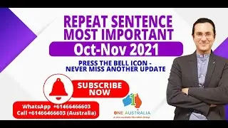Repeat Sentence Practice PTE | PTE Repeat Sentence | PTE Speaking Latest | PTE Repeat Sentence Tips