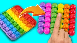 How to make Pop it of cracking balls