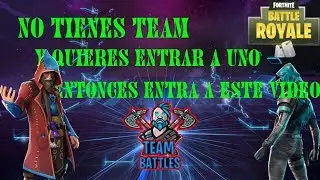 Quieres entrar a un team?entra este video(TEAM BATTLES)