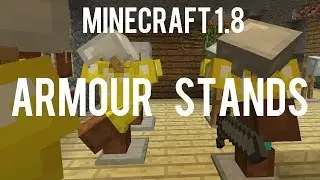 How To Make And Use Armor Stand - Change Their Pose, Arms, Invisible, Small - Minecraft 1.8