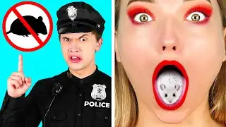 Как пронести животных в тюрьму #2 | Смешные трюки с животными от HAHANOM Challenge