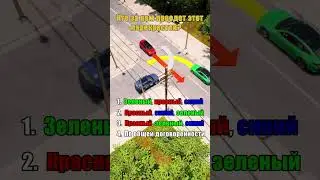 🙋‍♂️Difficult traffic rules question | Driving through intersections 