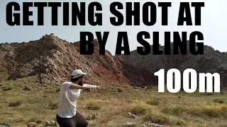 Getting Shot at by a Slinger from 100 meters