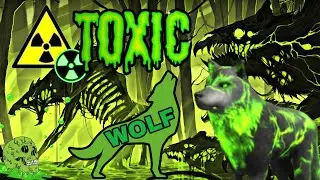 The WOLF simulator | Toxic Wolf skin!! #shorts