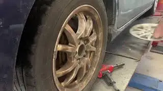 2013 Toyota Prius V Замена заднего подшипника(Rear wheel hub replacement)